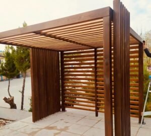 برجولات خشبية 