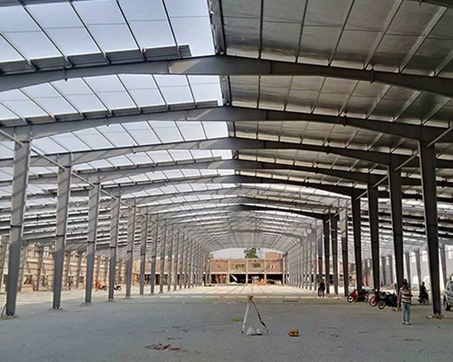 هناجر شيتكو مع العازل